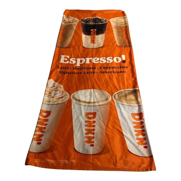 Dunkin’ Donuts DNKN Espresso Body Pillow Cover – 2020 Promo Advertising Print – - Picture 2 of 4